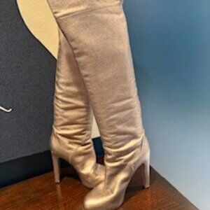 Stuart Weitzman Over The Knee Crocodile Boots